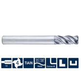 G-SS600-RH4 4 Flutes, Corner Radius, Long Shank - Big-tools Industrial Supply Tools for Metal Cutting